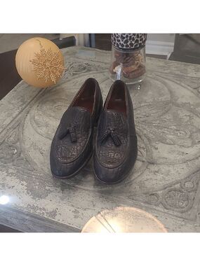 GENUINE Baffin SEAL Tassel MEN'S VINTAGE LEATHER Loafers 8.5 D